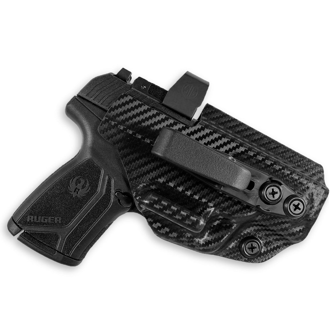 Ruger Max-9 IWB Tuckable Red Dot Ready w/ Integrated Claw Holster Carbon Fiber 1