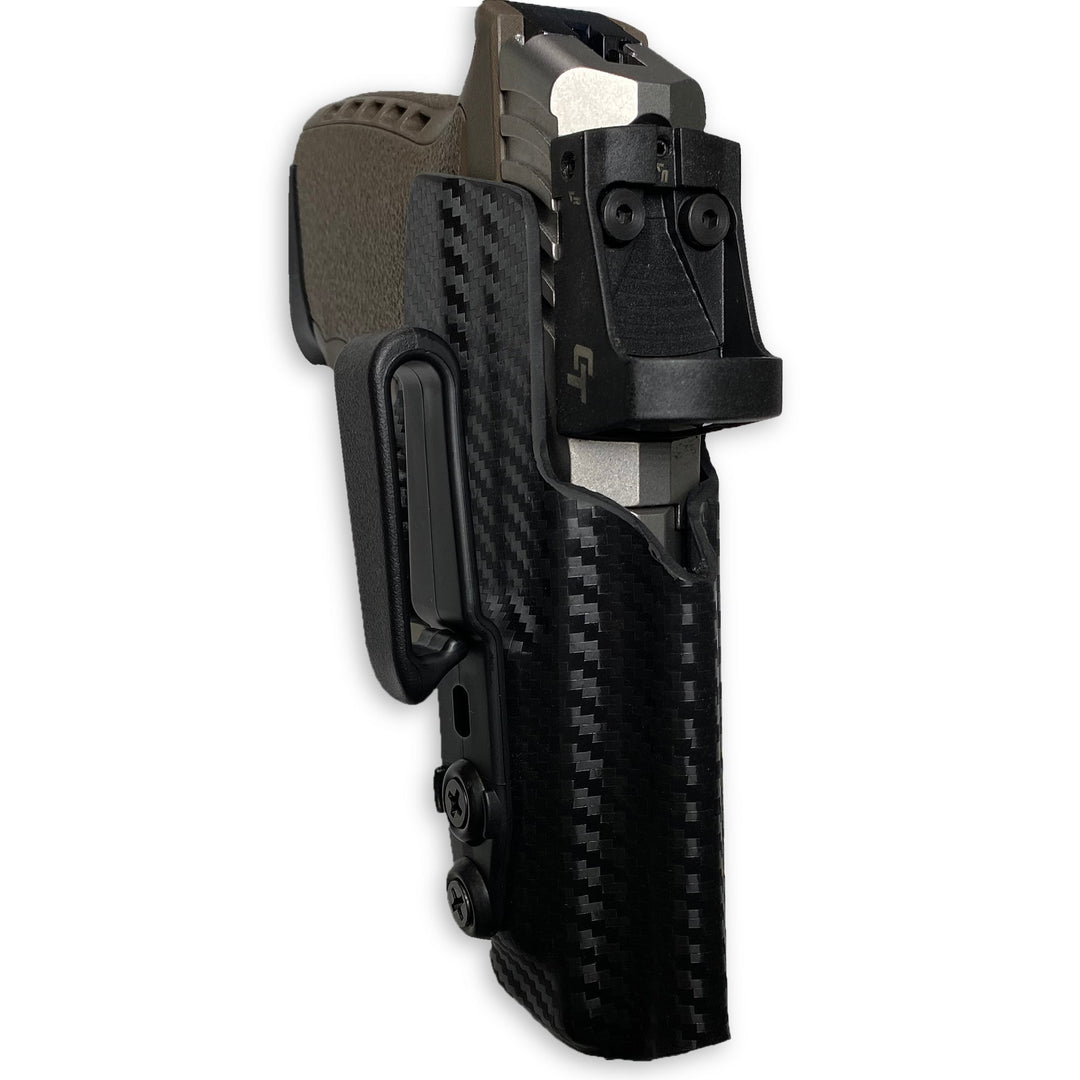 SCCY CPX-1 & 2 IWB Tuckable Red Dot Ready w/ Integrated Claw Holster Carbon Fiber 4