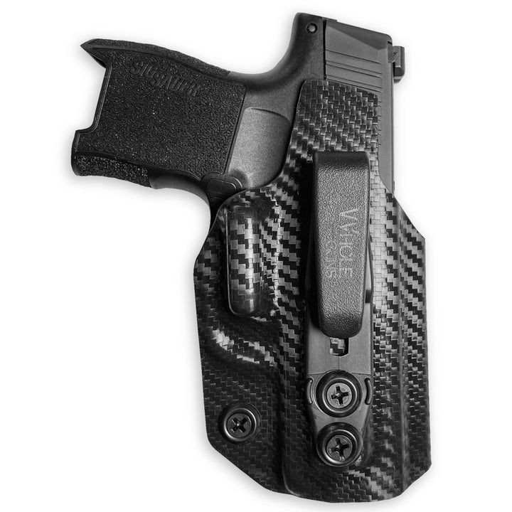 Sig Sauer P365 IWB Tuckable Red Dot Ready w/ Integrated Claw Holster Carbon Fiber 3