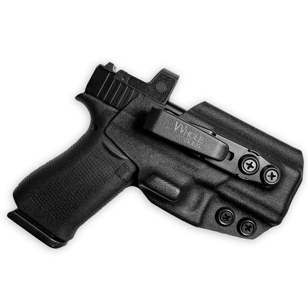 Glock 43X MOS IWB Tuckable Red Dot Ready w/ Integrated Claw Holster Black 1