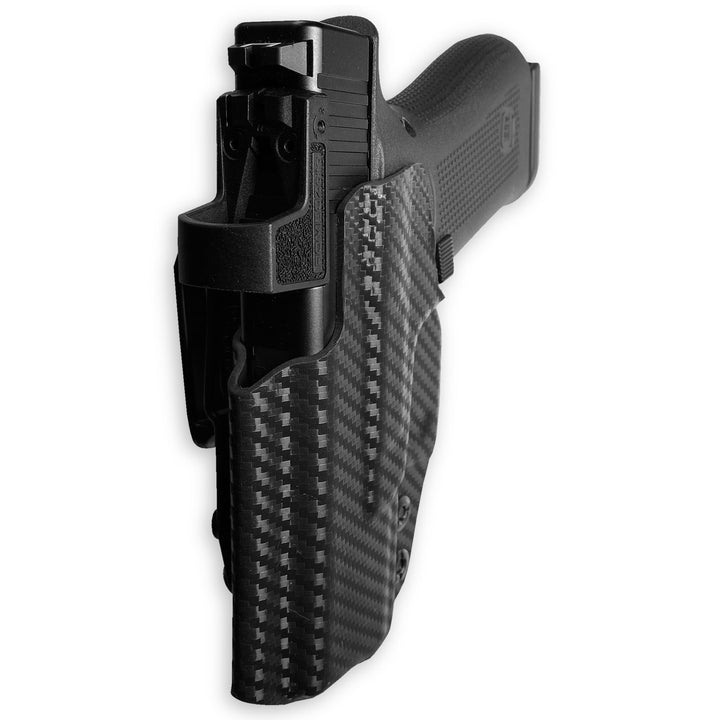 Glock 43X MOS IWB Tuckable Red Dot Ready w/ Integrated Claw Holster Carbon Fiber 3