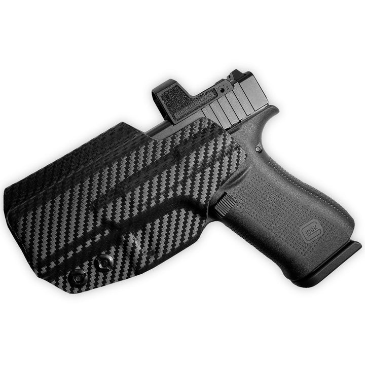 Glock 43X MOS IWB Tuckable Red Dot Ready w/ Integrated Claw Holster Carbon Fiber 2