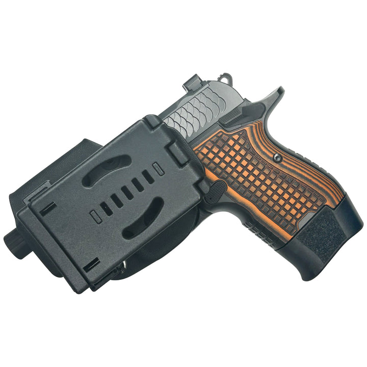 Kimber CDS9 with Rail  OWB Concealment/IDPA Holster Black 2