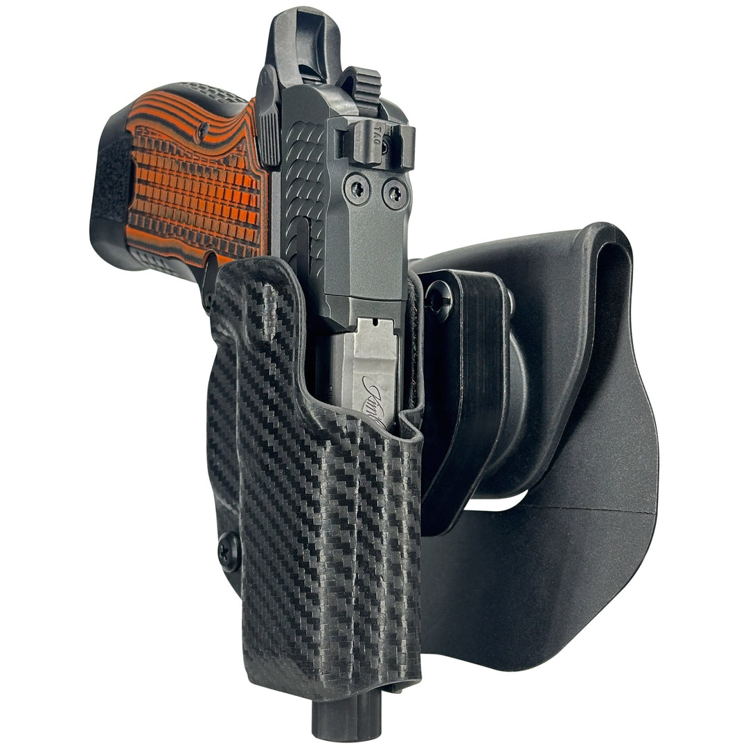 Kimber CDS9 OWB Quick detach Paddle Holster Carbon Fiber 3