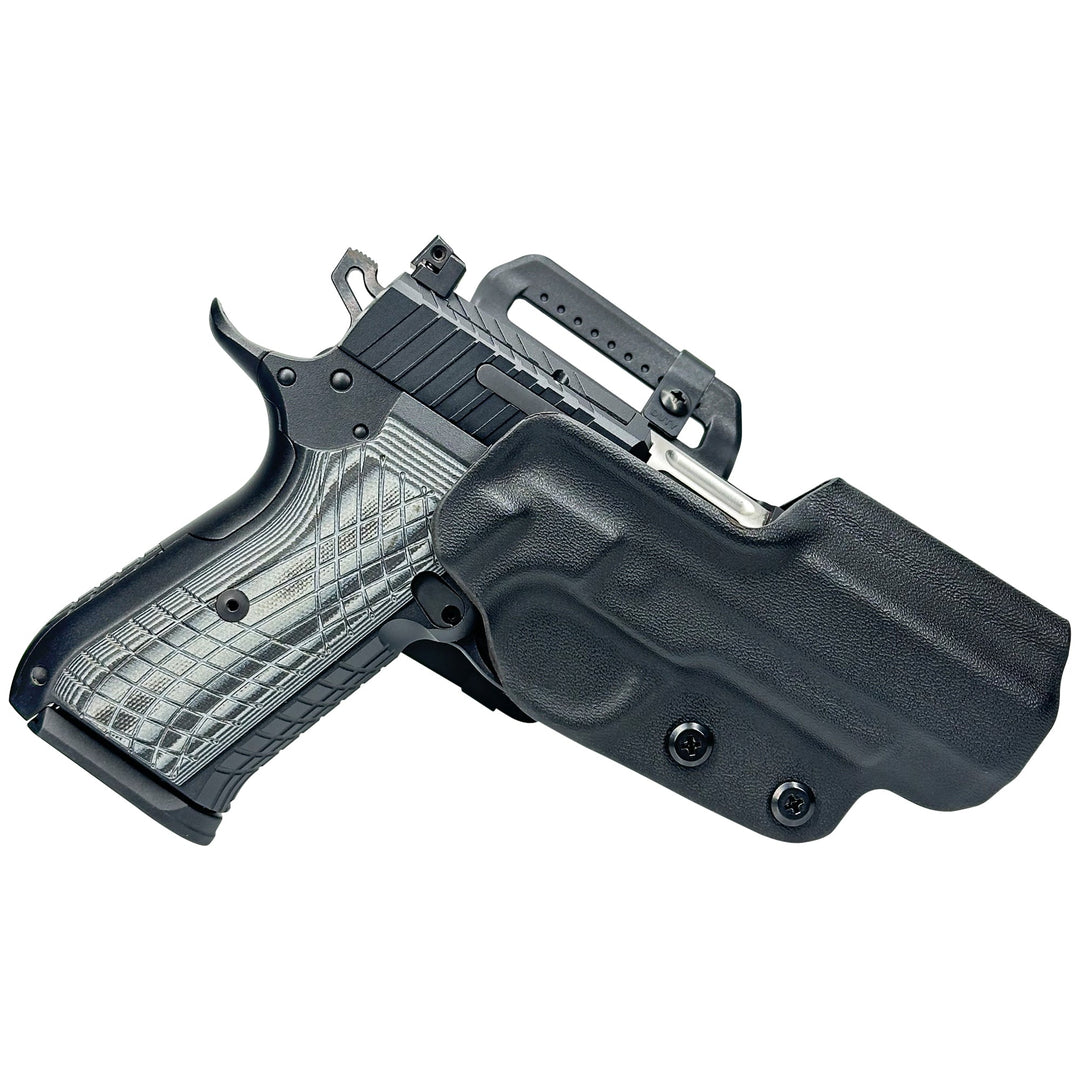 Kimber KDS9c (No Rail) OWB Quick detach Belt Loop Holster Black 1