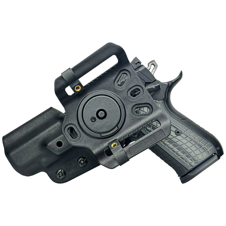 Kimber KDS9c (No Rail) OWB Quick detach Belt Loop Holster Black 2