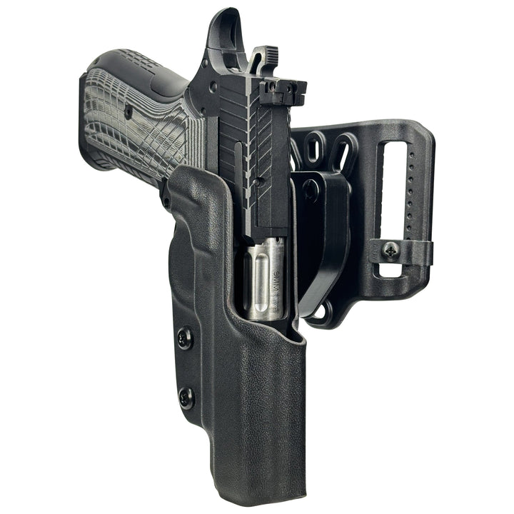 Kimber KDS9c (No Rail) OWB Quick detach Belt Loop Holster Black 3