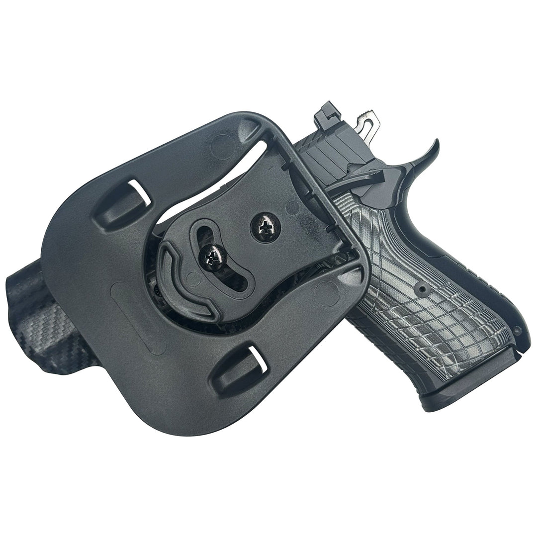 Kimber KDS9c (No Rail) OWB Paddle Holster CF 2
