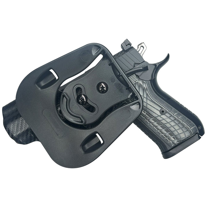 Kimber KDS9c (No Rail) OWB Paddle Holster CF 2