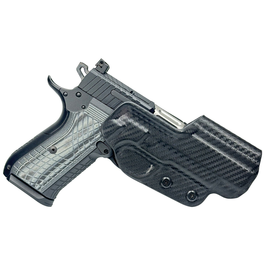 Kimber KDS9c (No Rail) OWB Quick Detach IDPA Holster CarbonFiber 1