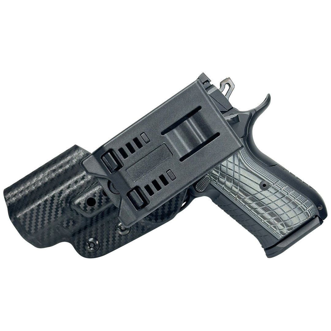 Kimber KDS9c (No Rail) OWB Quick Detach IDPA Holster CarbonFiber 2