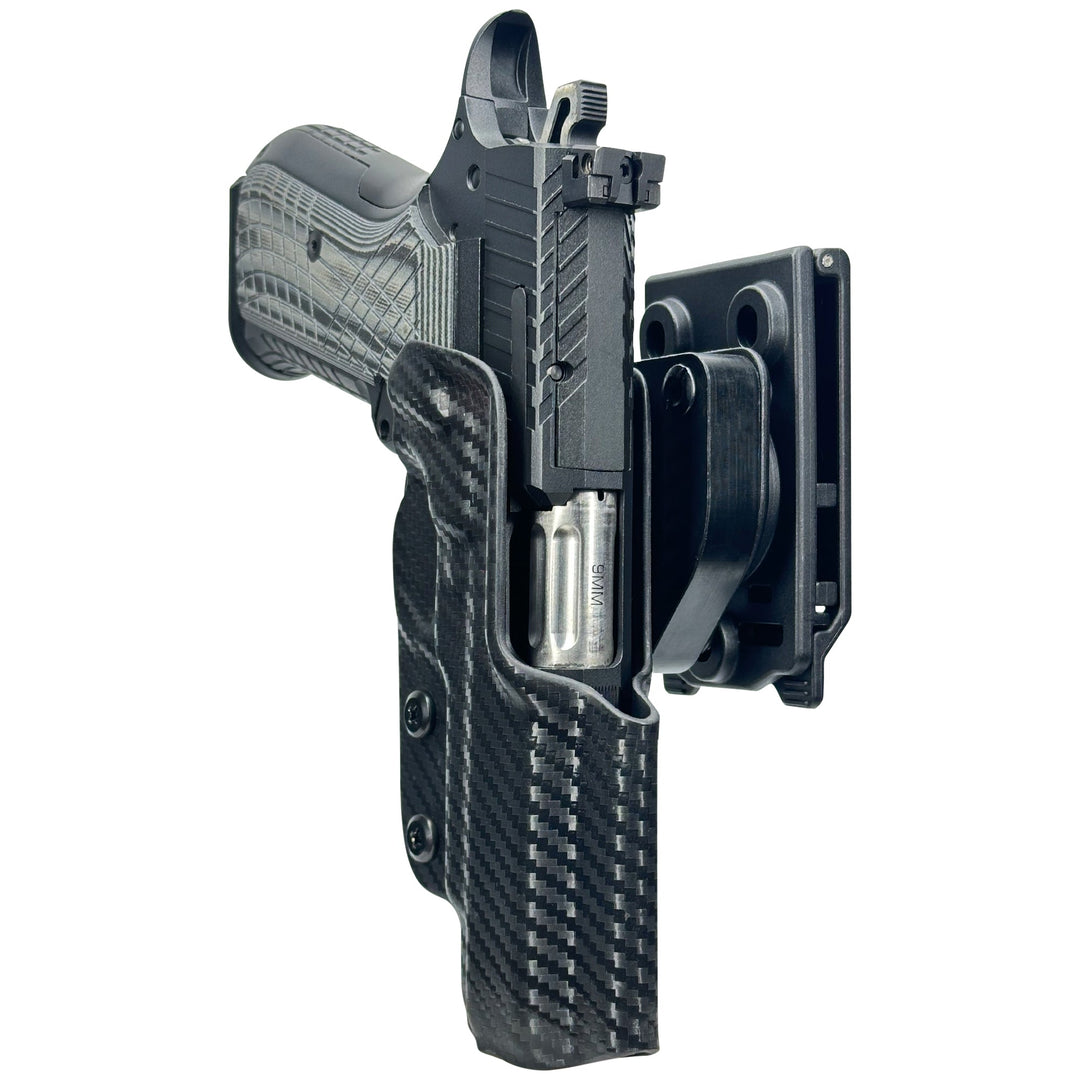 Kimber KDS9c (No Rail) OWB Quick Detach IDPA Holster CarbonFiber 3