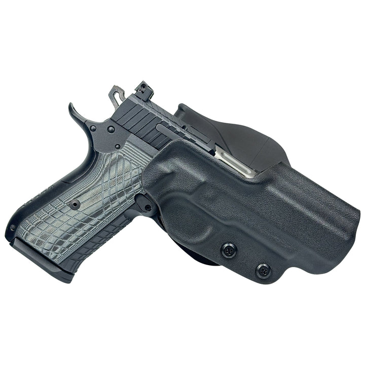 Kimber KDS9c (No Rail) OWB Quick detach Paddle Holster Black 1