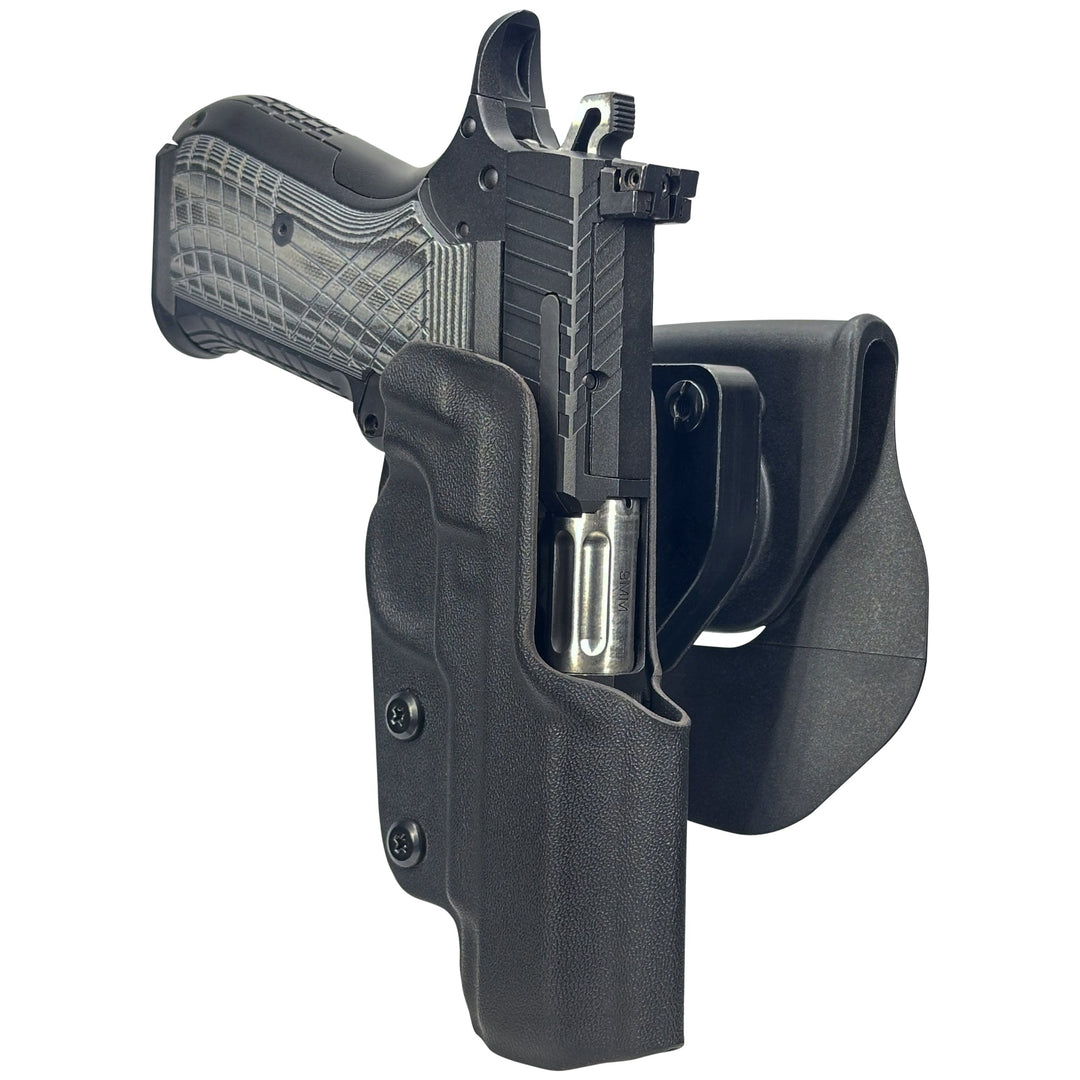 Kimber KDS9c (No Rail) OWB Quick detach Paddle Holster Black 3