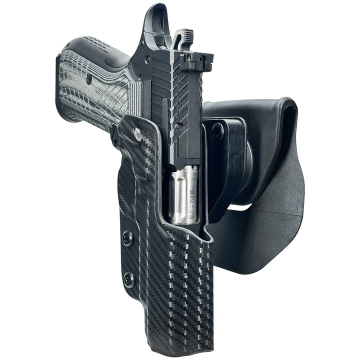 Kimber KDS9c (No Rail) OWB Quick detach Paddle Holster Carbon Fiber 3