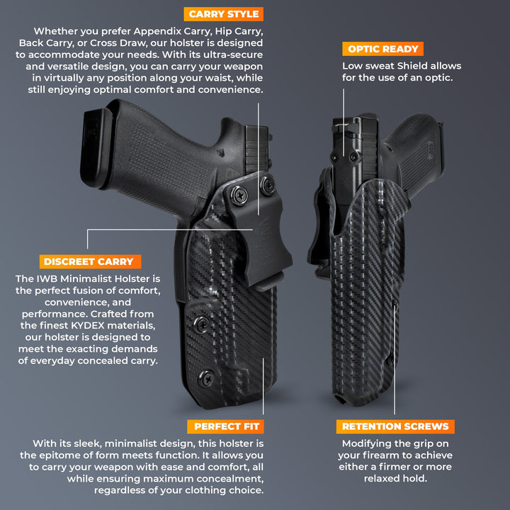 Glock 43/43X IWB Minimalist Holster Highlights 3