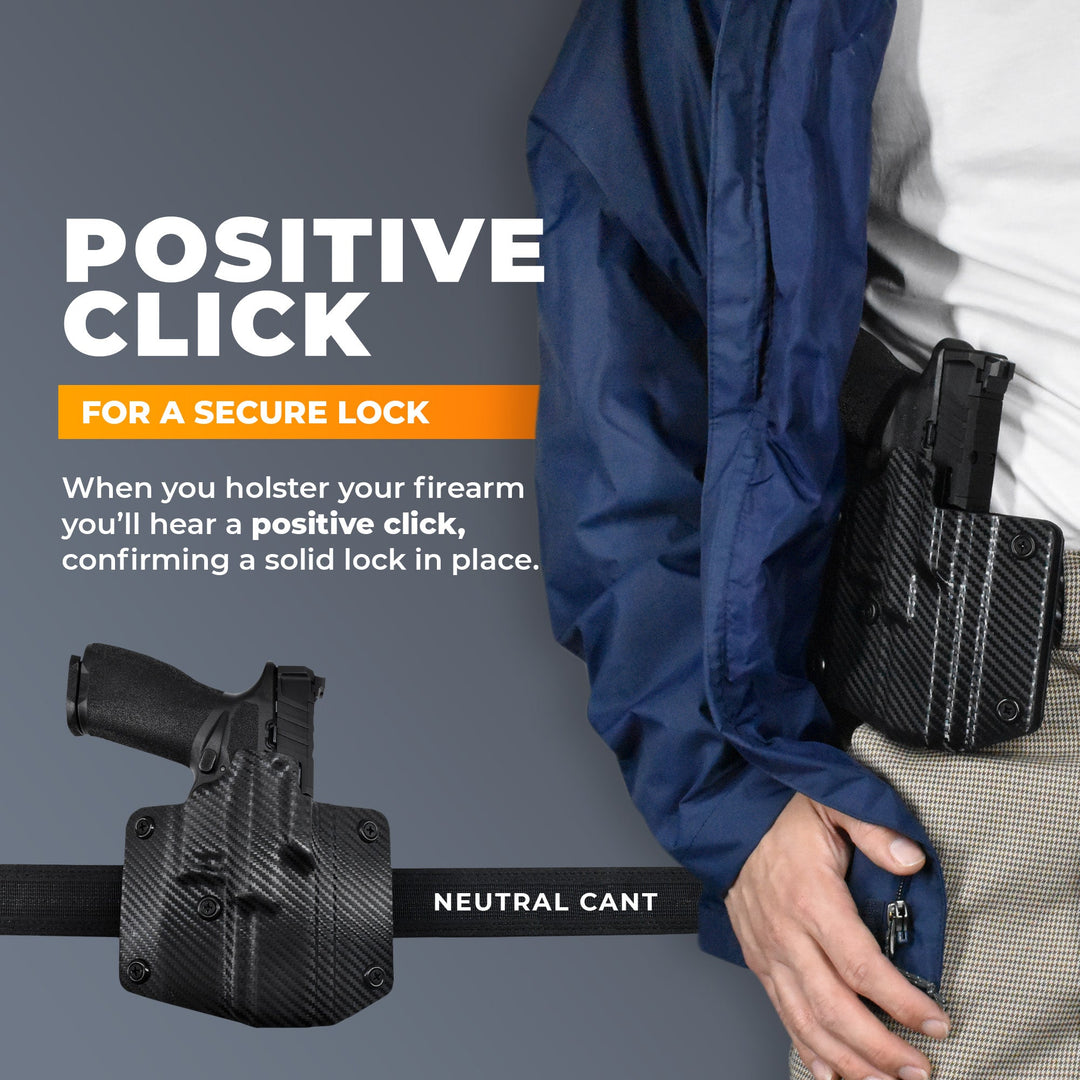 Smith and Wesson M&P 9MM/40SW 4.25'' OWB Concealment/IDPA Holster Highlights 1