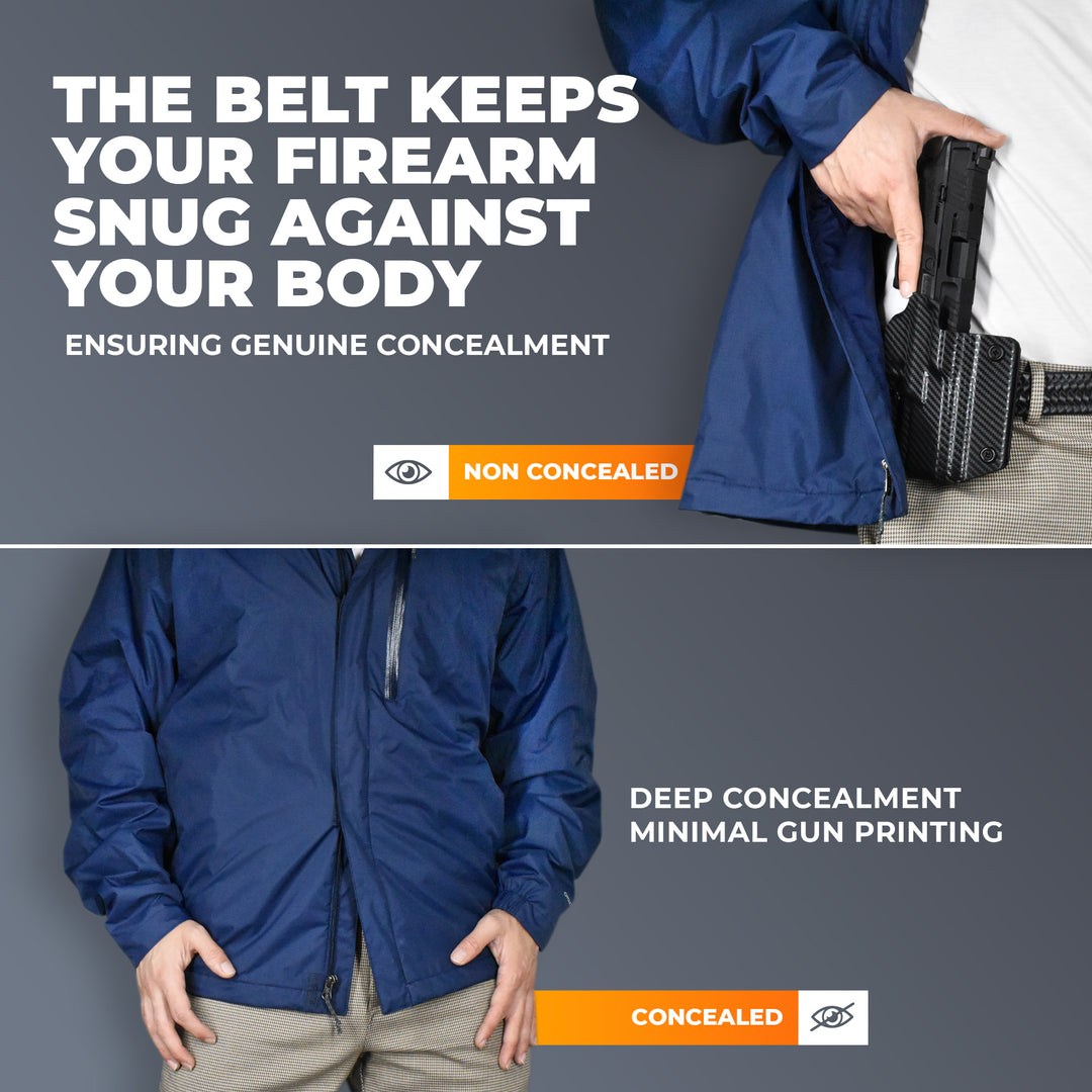 OWB Curved Concealment Holster for Walther Firearms