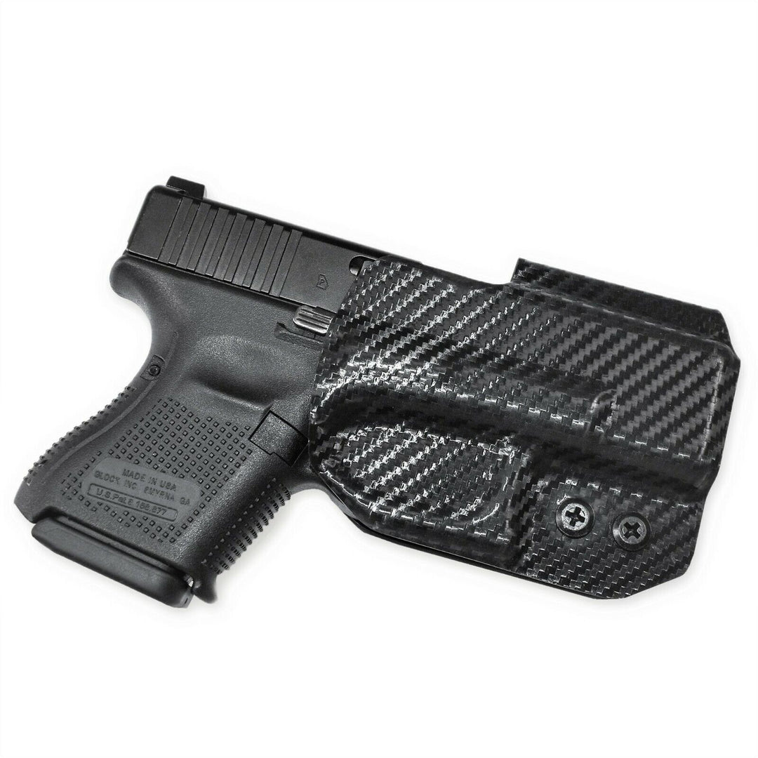 Glock 26 27 33 OWB Concealment/IDPA Holster Carbon Fiber 1