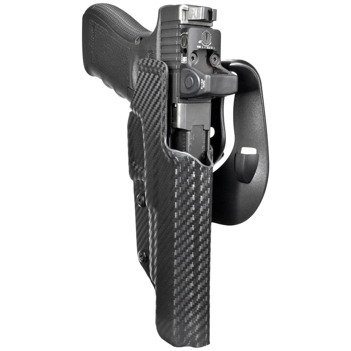 Glock 40 MOS Gen4 OWB Paddle Holster Carbon Fiber 4