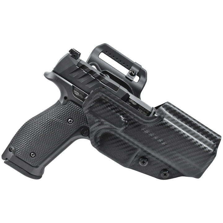 Walther PDP 4.5'' Full Size Steel-Frame OWB Quick detach Belt Loop Holster Carbon Fiber 1