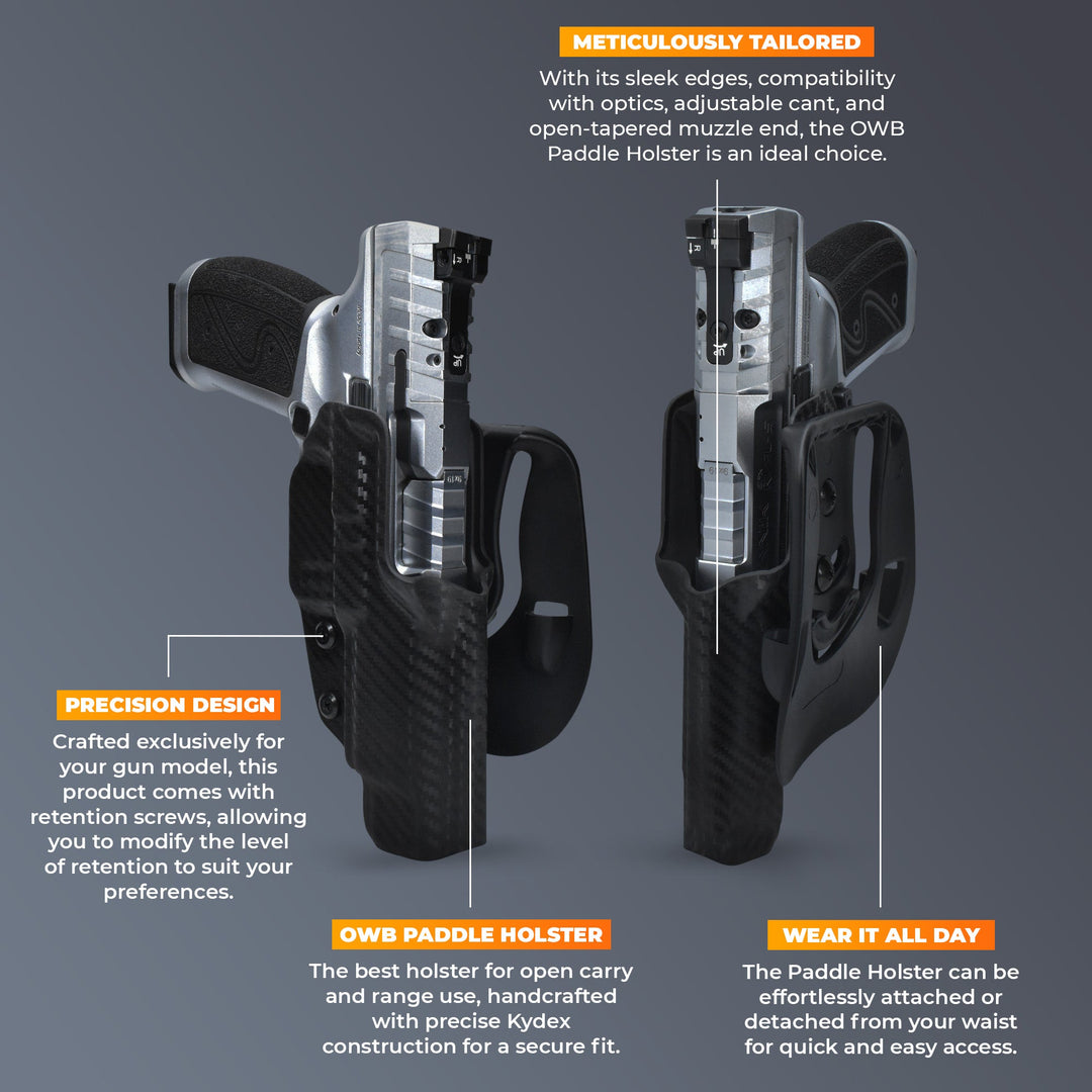 Sarsilmaz SAR P8S OWB Paddle Holster Highlights 3