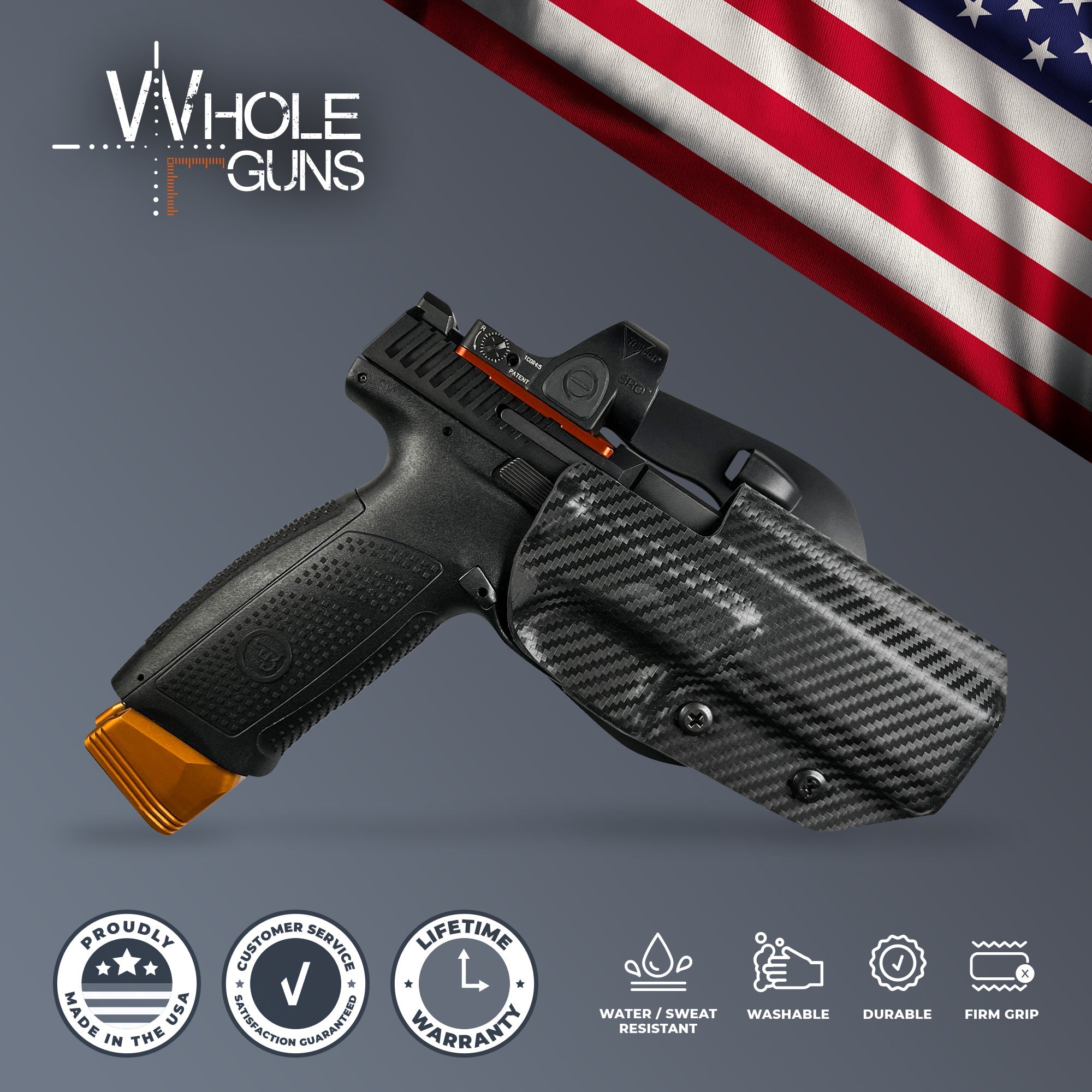 H&K CC9 OWB Paddle Holster - H&K CC9 – Wholeguns