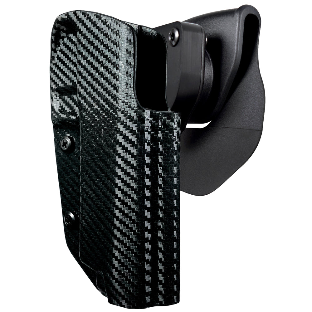 Glock (17 22 44 45) + SureFire X300U-A OWB Quick detach Paddle Holster CarbonFiber 1