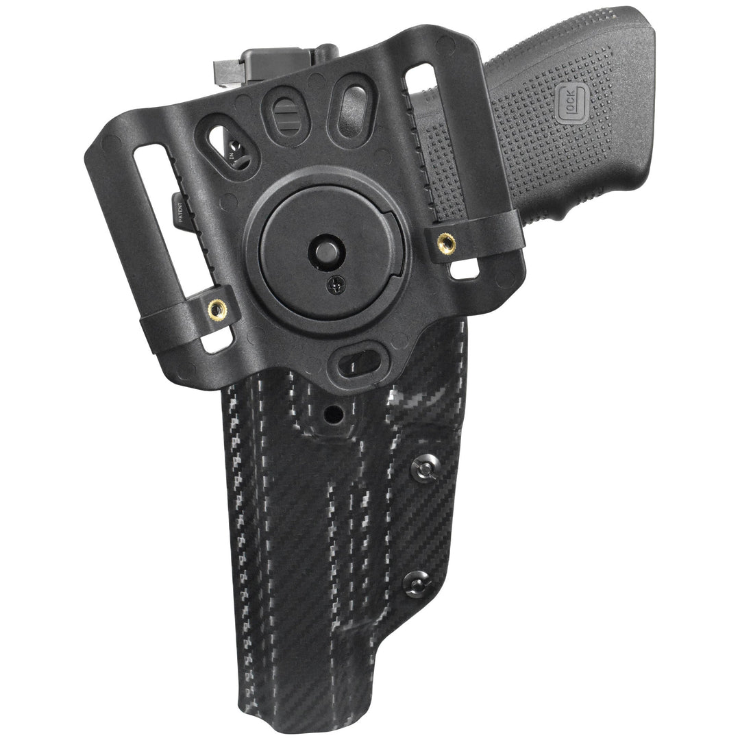 Glock 40 (Gen4) MOS OWB Quick detach Belt Loop Holster CarbonFiber 2