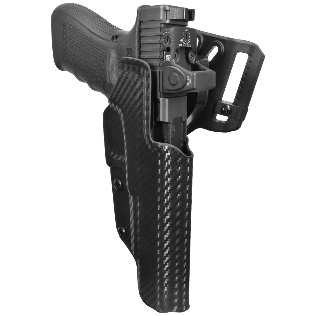 Glock 40 (Gen4) MOS OWB Quick detach Belt Loop Holster CarbonFiber 3