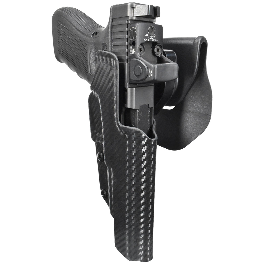 Glock 40 Gen4 MOS OWB Quick detach Paddle Holster CarbonFiber 4