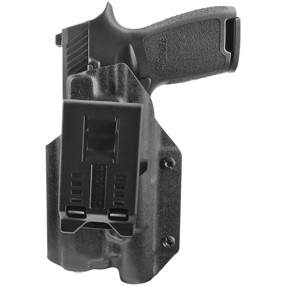 Sig Sauer P320 Fullsize + X300U-A OWB Quick Detach IDPA Holster Black 2