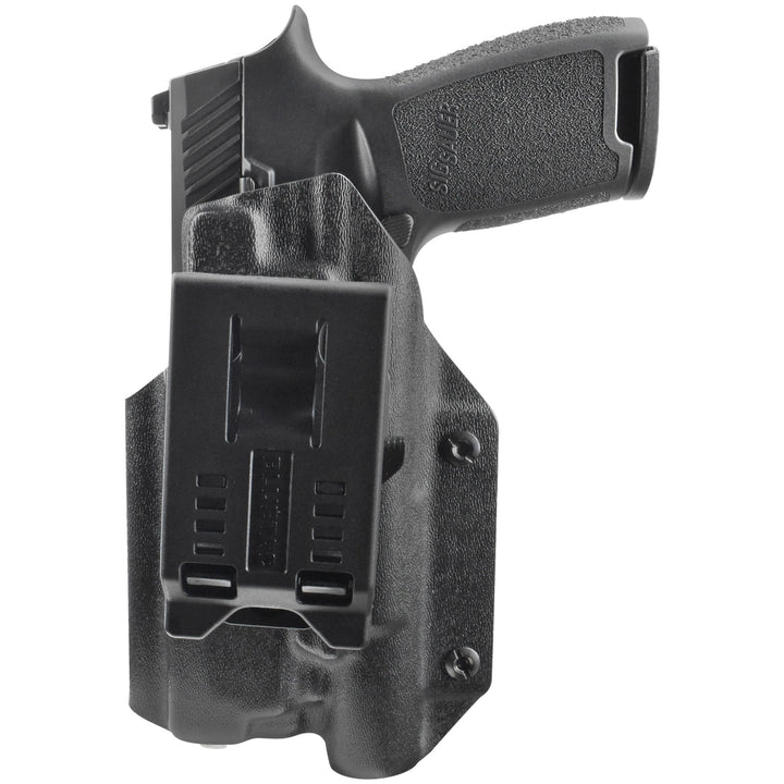 Sig Sauer P320 Fullsize + SureFire X300U-A OWB Quick Detach IDPA Holster Black 2