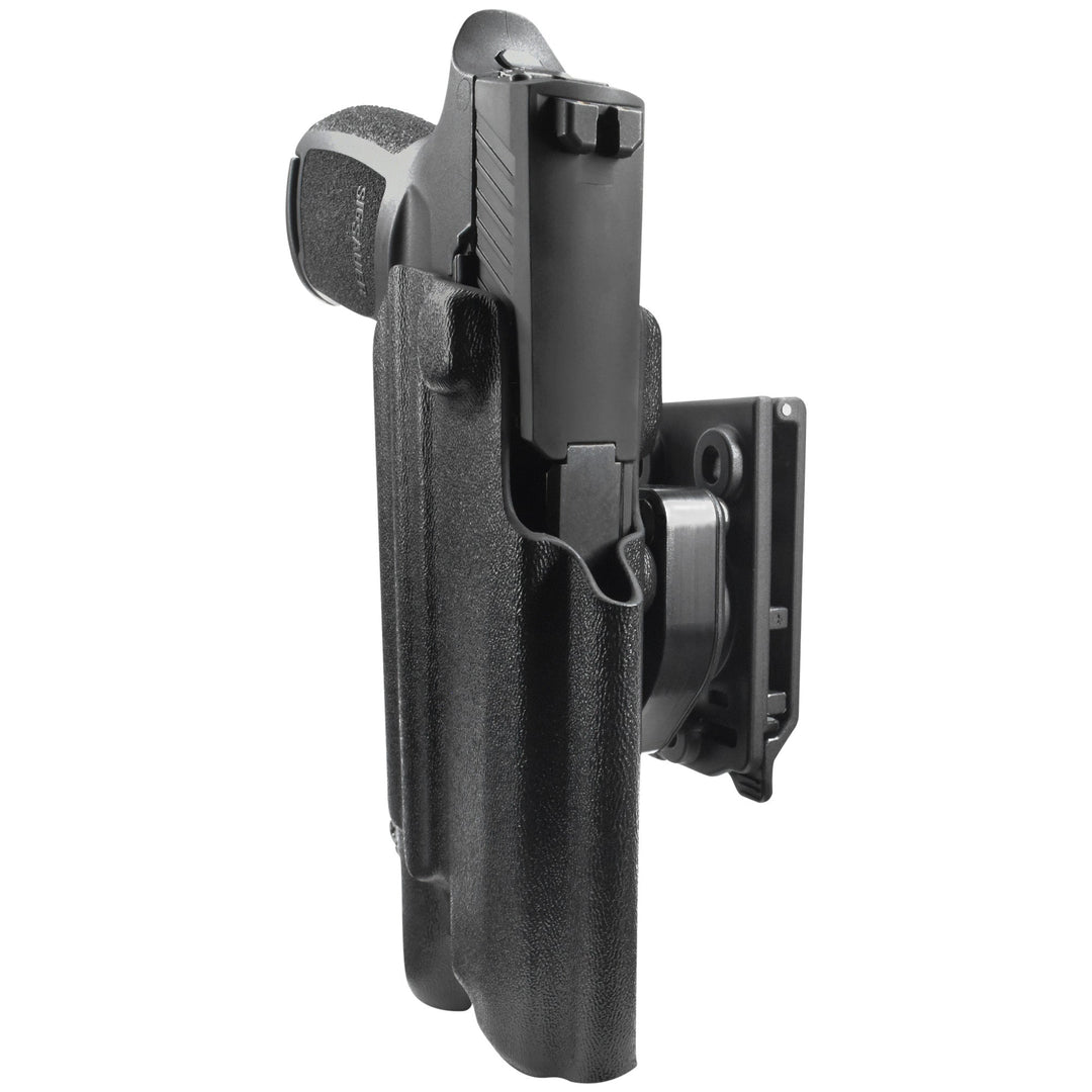 Sig Sauer P320 Fullsize + X300U-A OWB Quick Detach IDPA Holster CarbonFiber 4