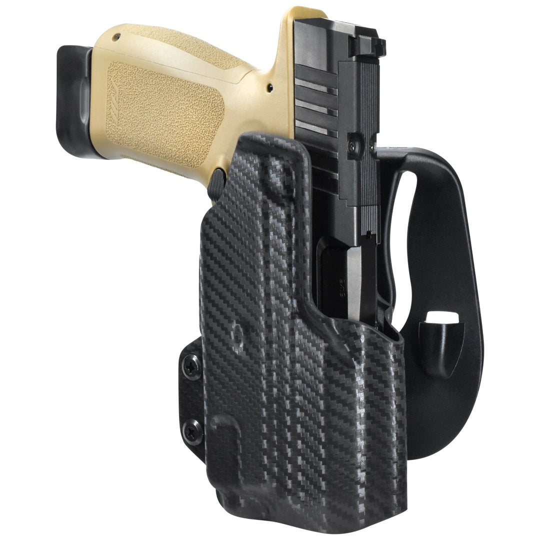Rost Martin RM1C + TLR-7 X OWB IDPA Holster Carbon Fiber 3