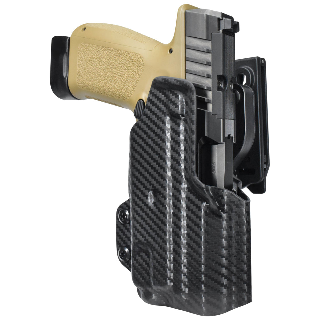 Rost Martin RM1C + TLR-7 X OWB Quick Detach IDPA Holster Carbon Fiber 3