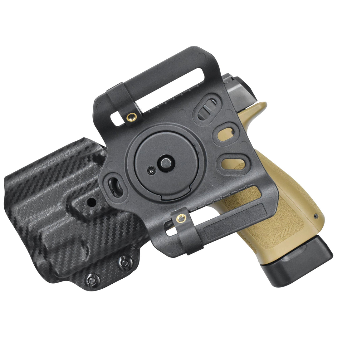 Rost Martin RM1C + TLR-7 X OWB Quick detach Belt Loop Holster CarbonFiber 2