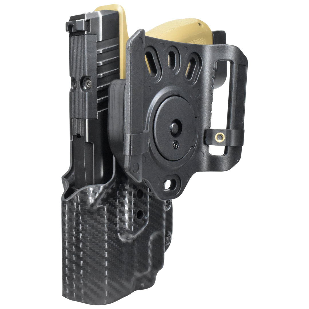 Rost Martin RM1C + TLR-7 X OWB Quick detach Belt Loop Holster CarbonFiber 4