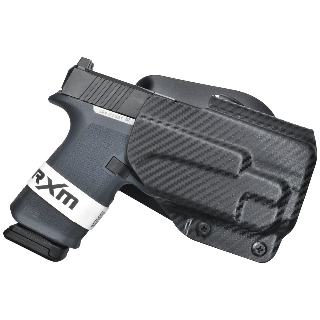 Ruger RXM + Streamlight TLR-7 X OWB Paddle Holster Carbon Fiber 1