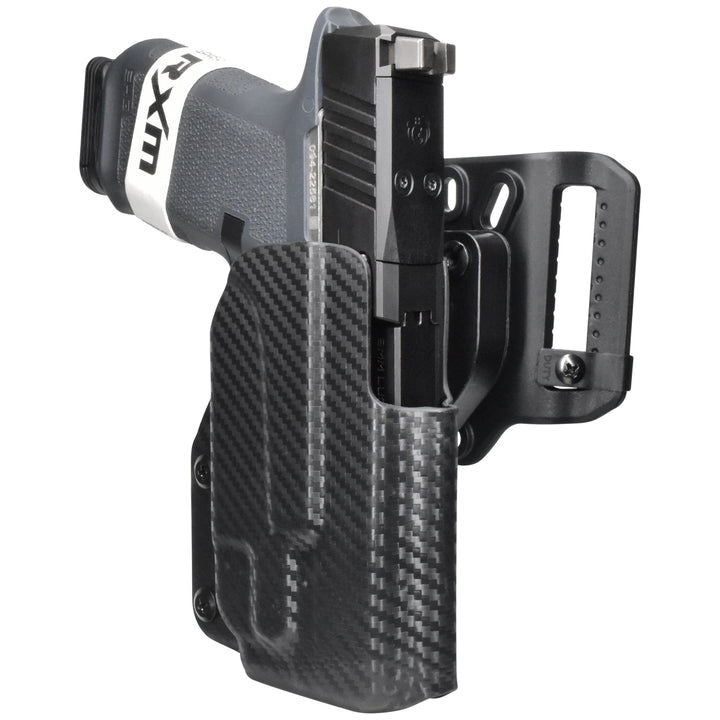 Ruger RXM + Streamlight TLR-7 X OWB Quick detach Belt Loop Holster Carbon Fiber 3