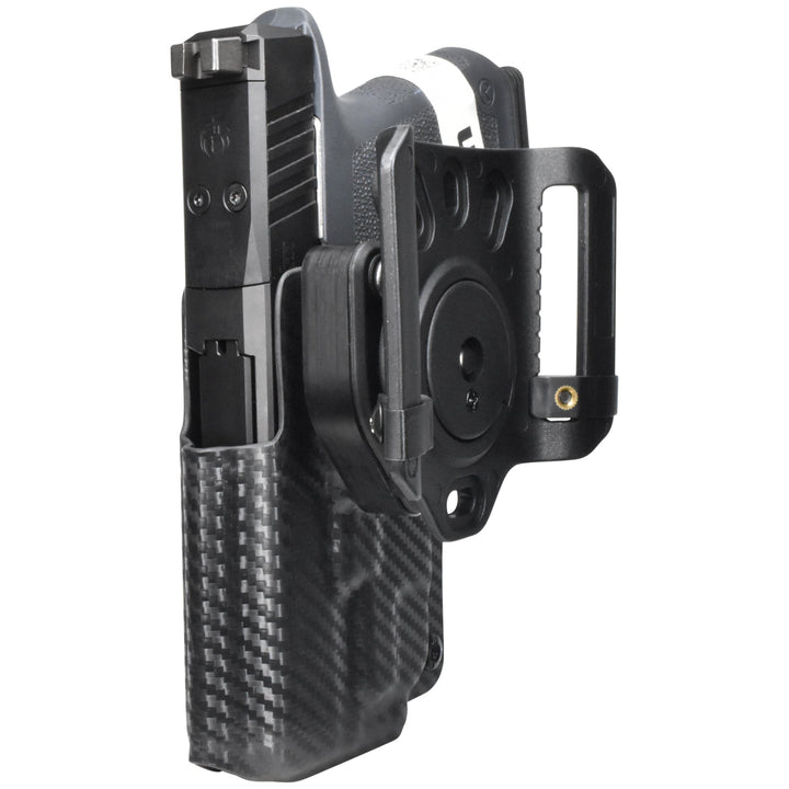 Ruger RXM + Streamlight TLR-7 X OWB Quick detach Belt Loop Holster Carbon Fiber 4
