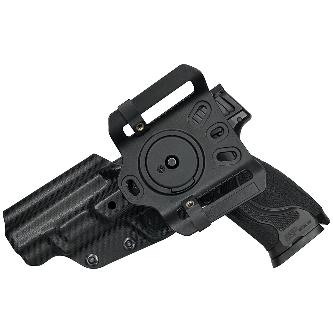 Smith & Wesson M&P9 2.0 HD Metal 5'' OWB Quick detach Belt Loop Holster Carbon FIber 2