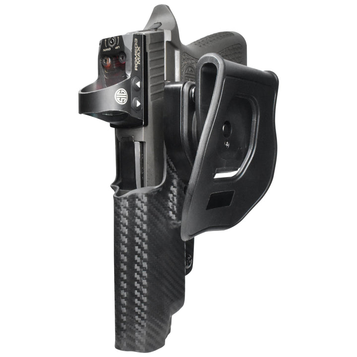Sig Sauer P320 Full-Size OWB Quick detach Paddle Holster Carbon Fiber 4