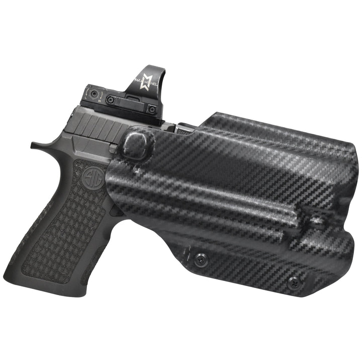 Sig Sauer P320 Full-Size + X300U-A OWB Quick detach Paddle Holster Carbon Fiber 1
