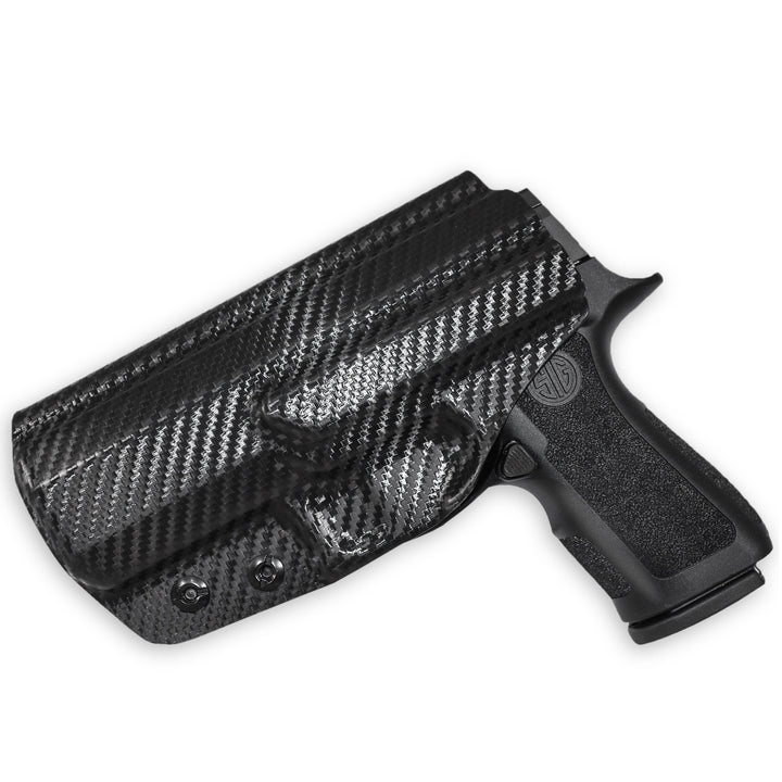 Sig Sauer P320 Carry / Compact IWB Full Cover Classic Holster Carbon Fiber 2