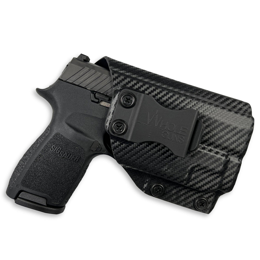 Sig Sauer P320 Compact + TLR-7 IWB Full Cover Classic Holster Carbon Fiber 1