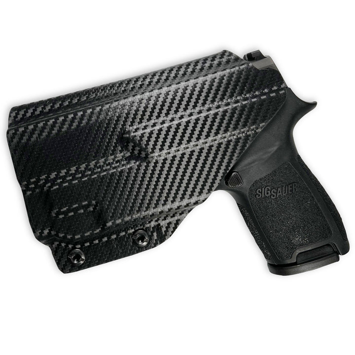 Sig Sauer P320 Compact + TLR-7 IWB Full Cover Classic Holster Carbon Fiber 2