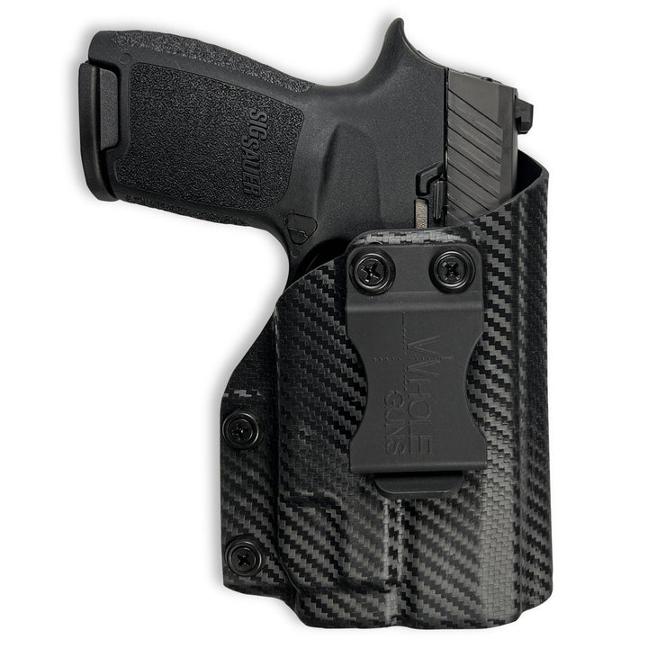 Sig Sauer P320 Compact + TLR-7 IWB Full Cover Classic Holster Carbon Fiber 3