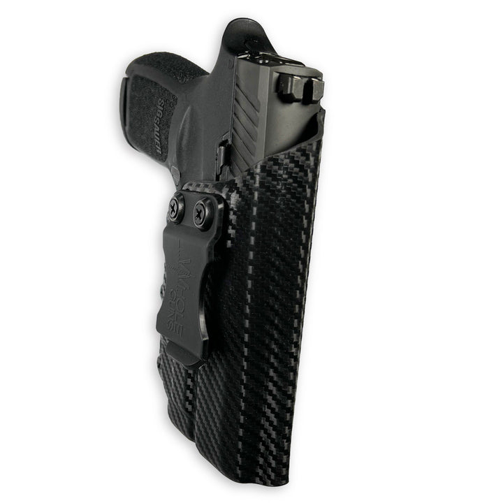Sig Sauer P320 Compact + TLR-7 IWB Full Cover Classic Holster Carbon Fiber 5
