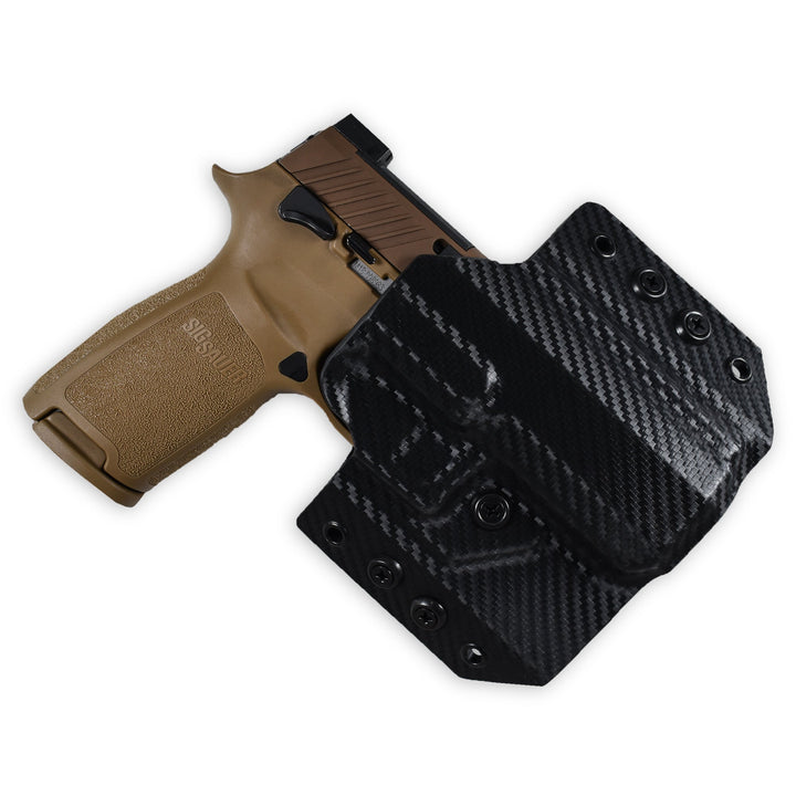 Sig Sauer P320 Compact/ X-Carry OWB Concealment/IDPA Holster Carbon Fiber 2